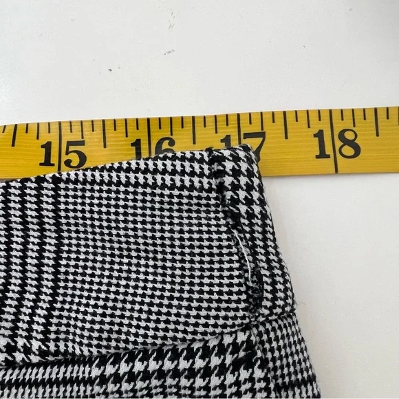 Worthington Black and White High Rise Glen Plaid Pull-On Pants Women’s Size 12 - Picture 11 of 13